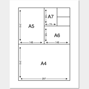 Paper Sizes Posters and Art